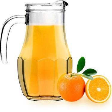 Imagem de Jarra De Suco Vidro 1,5 Litros Serve Agua Refrigerante Yogurte Chá Gel