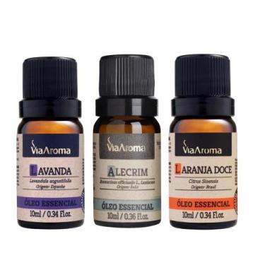 Imagem de Óleo Essencial De Lavanda + Alecrim + Laranja Doce Via Aroma
