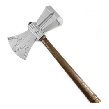 Imagem de Machado Plástico Brinquedo Cosplay Deus Trovão Martelo Tor - NoBrand