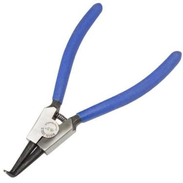 Imagem de Alicate para aneis externo com bico curvo de 6.5'' 010039 RIOSUL TOOLS