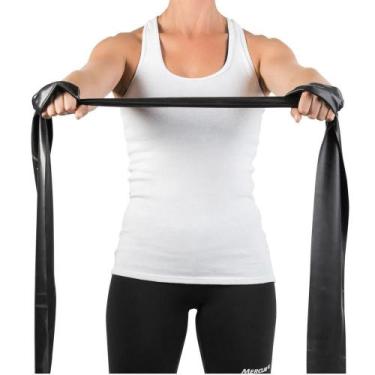 Imagem de Faixa elástica thera band fisioterapia/pilates/yoga  forte especial - 