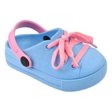 Imagem de Sandália Babuche Tênis Papete com Cadarço Infantil Menina Menino Leve 