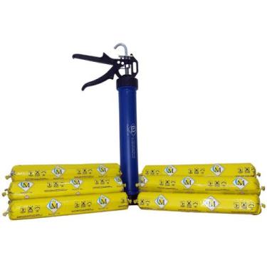Imagem de Mastique PU 40 Original (kit C/ 6 Sachês + Aplicador) - Mastique Ltda.
