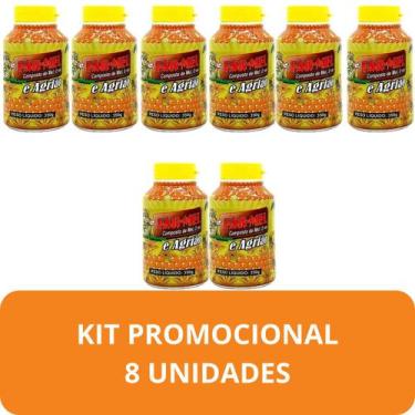 Imagem de Composto Antigripal Farmel Mel, Ervas e Agrião 350g Kit Promocional 8 