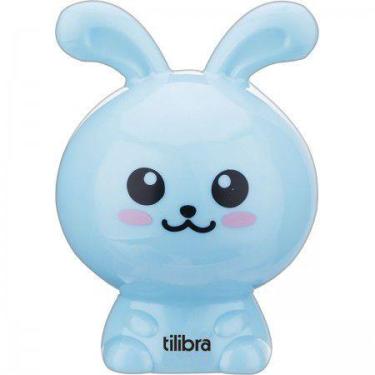 Imagem de Apontador Coelho TILIBRA com Deposito 1 Furo, AZUL