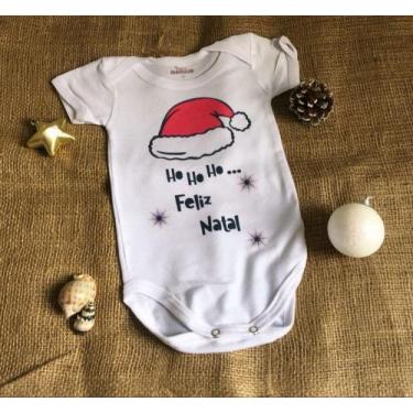 Imagem de Body Infantil Personalizado Edição Natal - Empório da Familia, Branco,