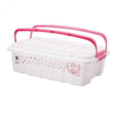 Imagem de Caixa Organizadora Decorada com Tampa Infantil 8,5 litros  - Plasutil,