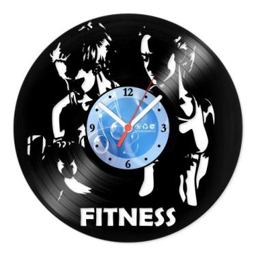 Imagem de Relógio De Parede Disco Vinil Esportes - Treino Fitness - VES-161 - Mo