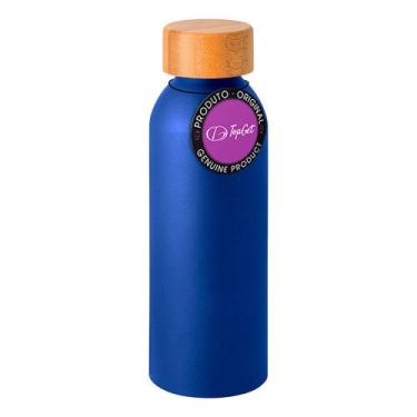 Imagem de Garrafa Squeeze em Alumínio 550 ml Matte Move TopGet, Azul