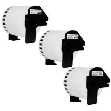 Imagem de 3 Rolo Etiqueta Comp P/ QL-800 Dk-2205 62mmX30.48mts c/Supor - MasterP