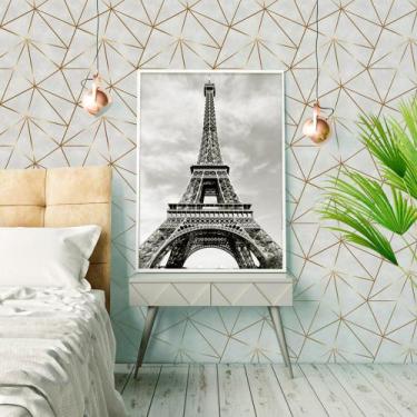 Imagem de Adesivo De Parede Geométrico Fendi Zara Gold Fundo Textura Tons de Cin