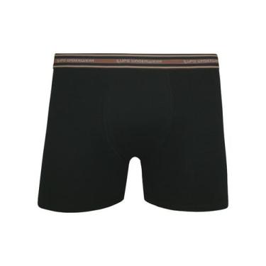 Imagem de Cueca Boxer Lupo 00653-003 Plus Size Algodão T. XG/XXXG, XG, 9990, Pre