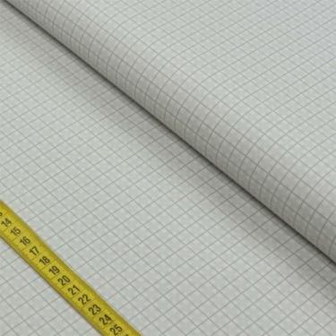 Imagem de Tecido Estampado para Patchwork - Baby Basics: Xadrez Cinza (0,50x1,50
