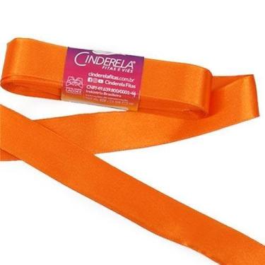 Imagem de Fita de Cetim nº 05 22mm com 10 Metros - Cinderela, 37 - LARANJA