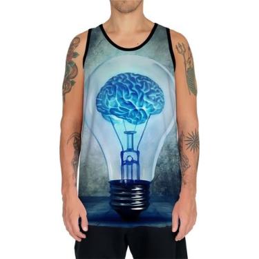 Imagem de Camiseta Regata Cérebro Inteligência Mental Psicologia HD 3 - Enjoy Sh