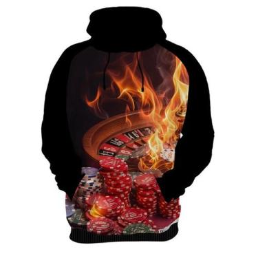 Imagem de Moletom Casaco Blusa  Baralho Poker Roleta Sorte Dados 1 - Enjoy Shop,