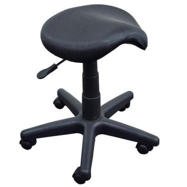 Imagem de Cadeira Mocho Sela Giratória Pentapé Nylon Confortavél Forty - For-Ty 