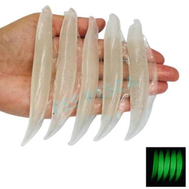 Imagem de Kit 5 Iscas Artificiais Tuvira Glow Dourado Pintado Traíras - CM FIshi