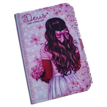 Imagem de Bíblia sagrada evangélica arc da garota  letra hiper gigante  harpa e 