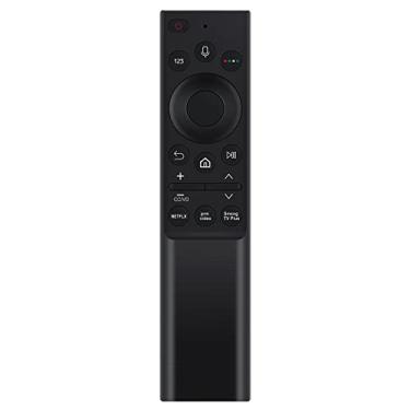 Imagem de Controle remoto de voz de substituição BN59-01363A compatível com Samsung AU8000 Smart TV UN43AU8000FXZA UN50AU8000FXZA UN50AU8000 UN55AU8000FXZA UN65AU8000FXZA UN70AU8000FXZA UN75AU800FXZA 00FXZA