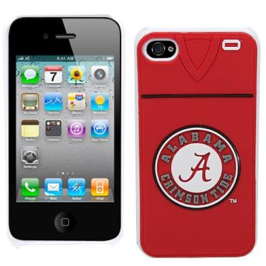 Imagem de Capa rígida NCAA Alabama Crimson Tide Jersey para iPhone "compatível com iPhone 4 e 4S"