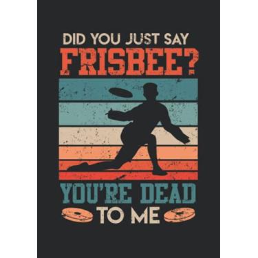 Imagem de Notizbuch A4 dotted, gepunktet, punktiert mit Softcover Design: Retro Discgolf Spruch Vintage Disc Golf Ultimate Frisbee: 120 dotted (Punktgitter) DIN A4 Seiten