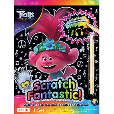 Imagem de Livro de atividades fantásticas Bendon Trolls Scratch