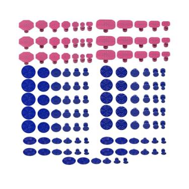 Imagem de Srepat 126 peças de abas de remoção de amassados de carroceria, abas de extrator de amassados, ferramenta de reparo sem pintura, abas de cola para reparo de amassados de automóveis, ferramentas de