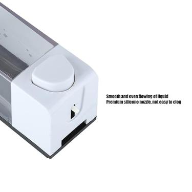 Imagem de Distribuidor Manual de Loção de Sabão de Plástico para Banheiro 350ml, Dispensador de Sabonete Líquido, Dispensador de Shampoo, Suporte de Caixa Montado na Parede para Banheiro