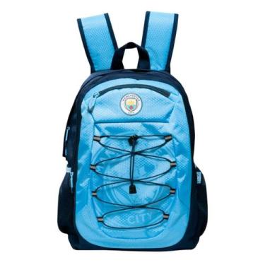 Imagem de Mochila De Costas Escolar Manchester City Time Oficial Xeryus, Azul140