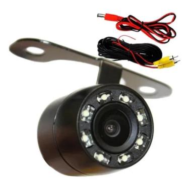 Imagem de Câmera de ré veicular alta resolução 12v com leds - Chinesa