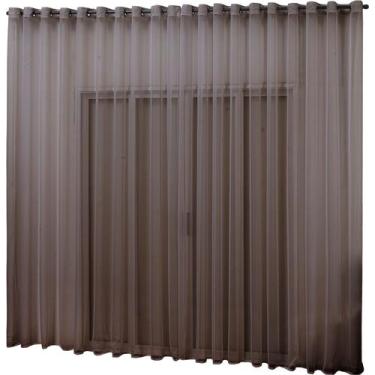 Imagem de Cortina Luxo Geare Voil/Voal 3 Metros Para Sala Quarto Varão Simples -