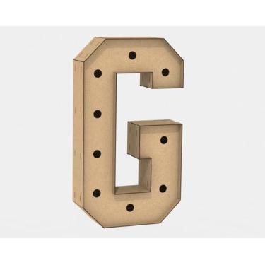 Imagem de Letra Caixa Grande Mdf 80cm Decoração - MDF Cru 3mm - Doce Arte Em Mad