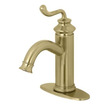 Imagem de Kingston Brass Torneira de banheiro LS5413RL Royale, latão escovado