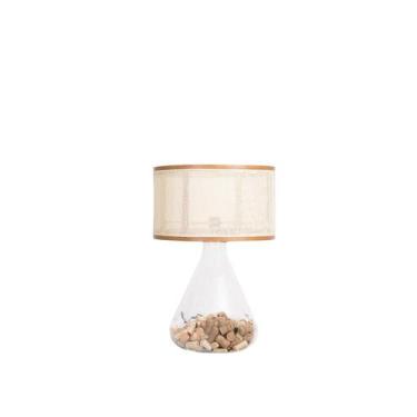 Imagem de Abajur lais cupula palha - MADELUSTRE