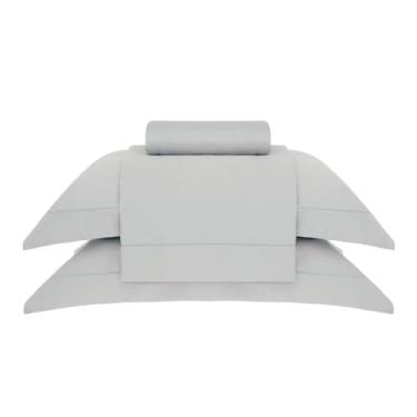 Imagem de Buddemeyer Jogo de Cama Queen Cetim 300 Fios Bud Vision New Colors II 100% Algodão Penteado Verde 4 peças