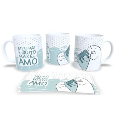 Imagem de Canecas de Porcelana Personalizadas dia dos Pai Frases Engraçadas (Mod.7)
