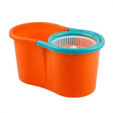 Imagem de Esfregão de Limpeza Mop com Cesto Duplo Giratório Plástico - WEBMS, LA