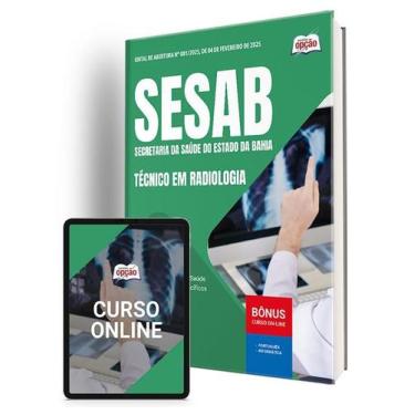 Imagem de Apostila SESAB Temporários  - Técnico em Radiologia - Apostilas Opção