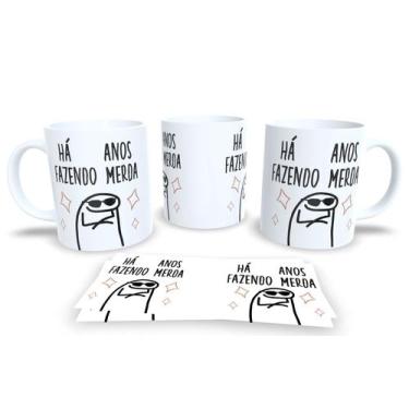 Imagem de Caneca de Porcelana Personalizada Flork Frases Engraçadas, Divertidas 