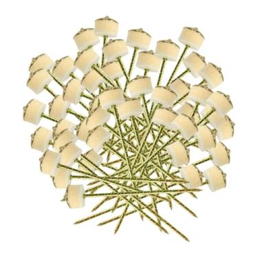 Imagem de Wswqop 50x Pregos de Parede de Concreto Pregos de Cimento Premium Profissional Ferragem Unhas de Alvenaria para Tijolo Drywall Imagem Pendurado, Comprimento total 11,5 cm