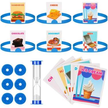 Imagem de Jogo de adivinhação Sumind Headband Game Fun Heads Up com cartas