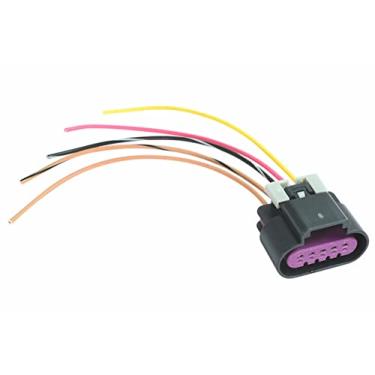 Imagem de ICT Billet Conector de fio Pigtail LS Gen 4 MAF Massa fluxo de ar admissão de ar sensor IAT caminhão tubo estilo fiação compatível com códigos GM RPO 2007-2009 4.8 5.3 L76 LY2 LY5 WPMAF40