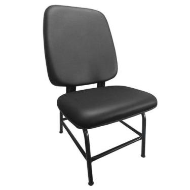 Imagem de Cadeira Para Obeso Cadeirão Fixo Estofado Maxx Reforçada Até 170 Kg ma