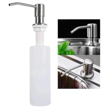 Imagem de Dispenser de Detergente para Cozinha, Dosador de Sabonete Líquido Embutido, 500 ml