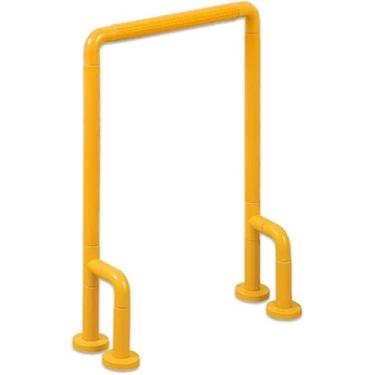 Imagem de Barra de apoio de vaso sanitário de qualidade resistente para idosos, piso tipo U, trilho auxiliar de banheiro para estabilidade independente da cômoda