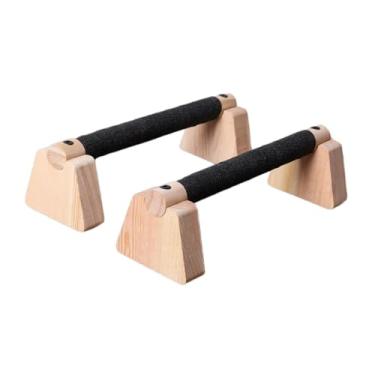 Imagem de Dynwave 2pcs push up bar parallettes bar para adultos não deslizam madeira push up stand para ginástica de ginástica em casa ginástica de fitness ginástica, 30cm