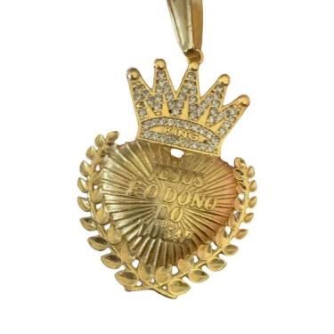 Imagem de Pingente Jesus É O Dono Do Lugar - Banhado A Ouro