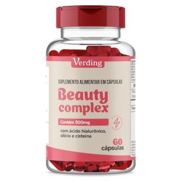 Imagem de Beauty Complex Verding, 500mg, 60 Cápsulas, Com Ácido Hialurônico, Silício e Cisteína