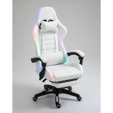 Imagem de Cadeira de Escritório Gamer Gamers Reclinável Jogos com  Conforto  Cab